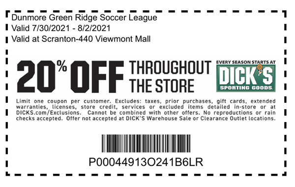 DGR SOCCER SHOP EVENT AT DICK’S SPORTING GOODS